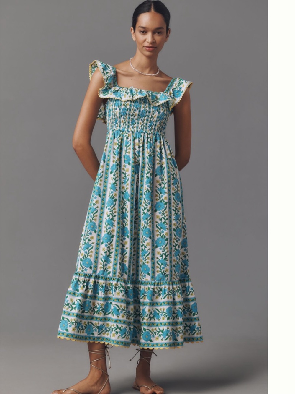 Nwt pink city prints floral midi dress